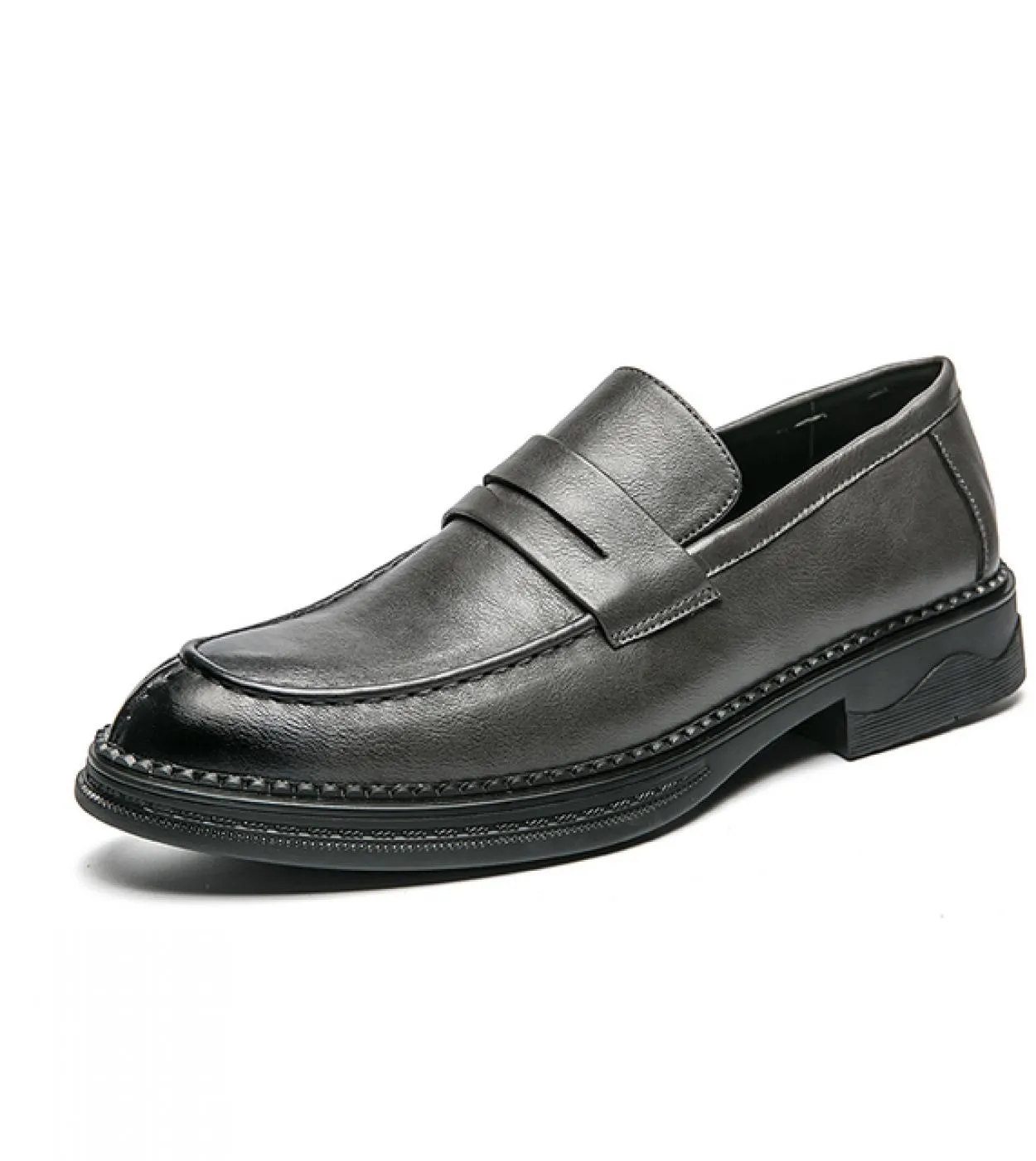 Scarpe casual da lavoro di marca di lusso Scarpe con fondo spesso Mocassini in pelle Slip On Scarpe da sposa di alta qualità Abi
