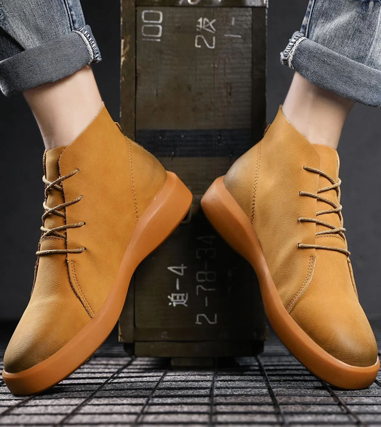 Scarpe casual da uomo in pelle Taglia grande 38 47 Appartamenti da uomo di moda Mocassini da passeggio per il tempo libero Tide