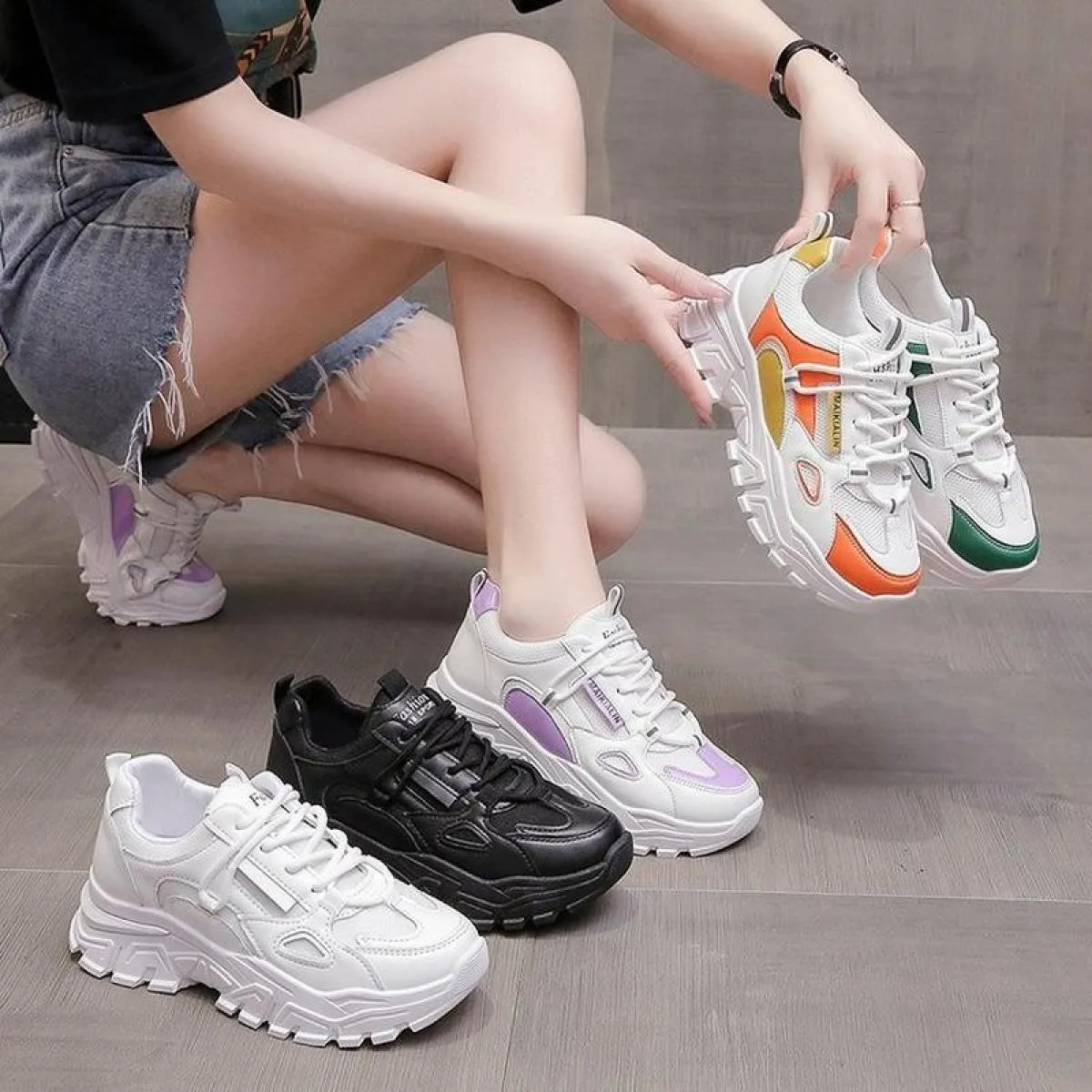 Scarpe da donna Scarpe da donna Sneakers Scarpe vulcanizzate da donna Scarpe da donna Traspiranti