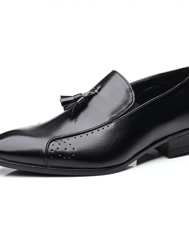 Scarpe da sposa in pelle patchwork con nappe a punta firmate di nuova tendenza per mocassini casual da uomo Abito formale da lav
