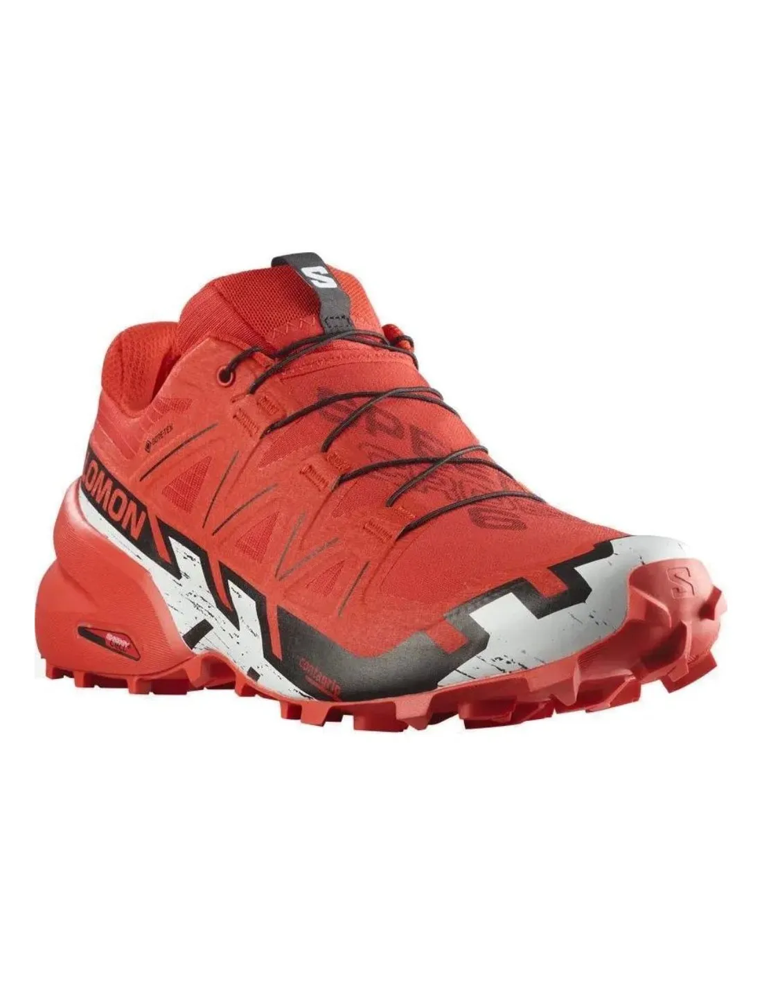 Scarpe da Trail Salomon Speedcross 6 Gore-Tex Fiery Rosso/Nero Bianco