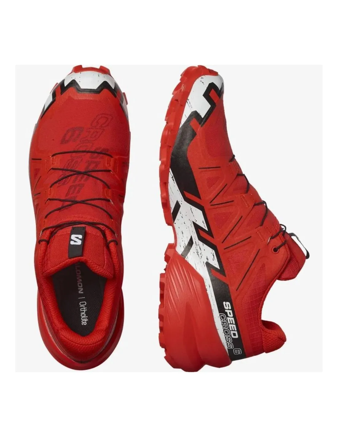 Scarpe da Trail Salomon Speedcross 6 Gore-Tex Fiery Rosso/Nero Bianco