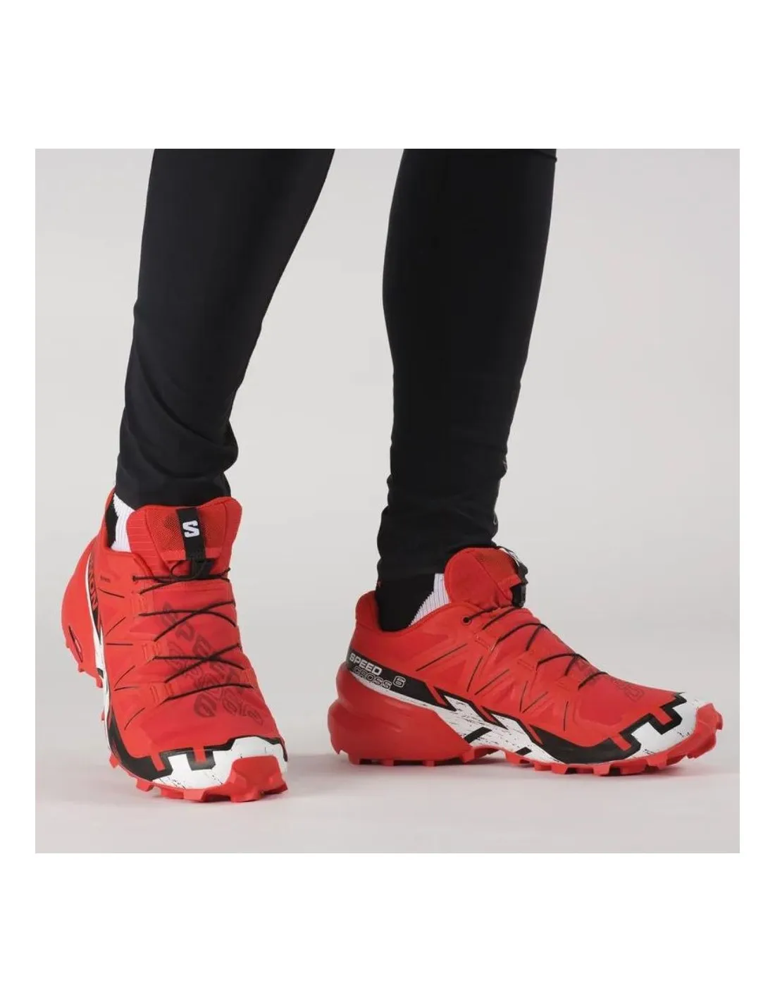 Scarpe da Trail Salomon Speedcross 6 Gore-Tex Fiery Rosso/Nero Bianco