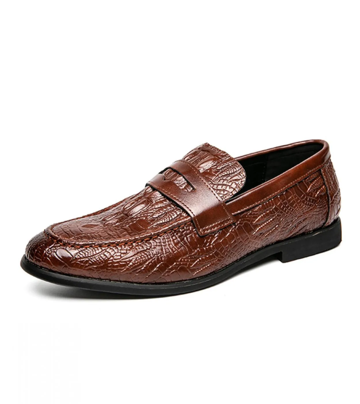 Scarpe da uomo in pelle primavera di lusso Scarpe da guida comode con suola morbida Mocassini Scarpe da uomo in pelle di alta qu