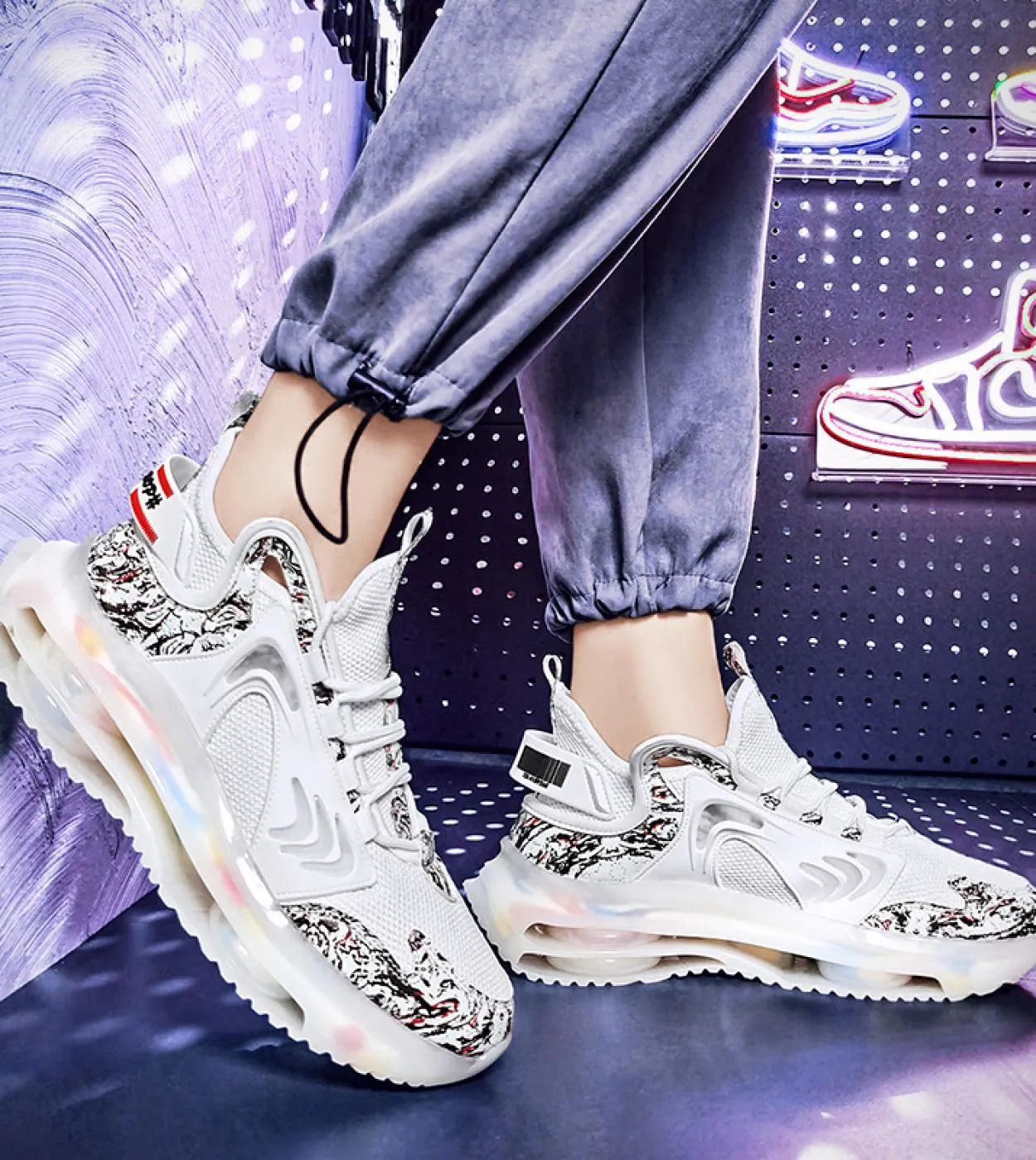 Scarpe da uomo Sneakers Uomo Tenis Scarpe di design di lusso Scarpe casual da uomo Scarpe con plateau Moda Mocassini con lame Sc