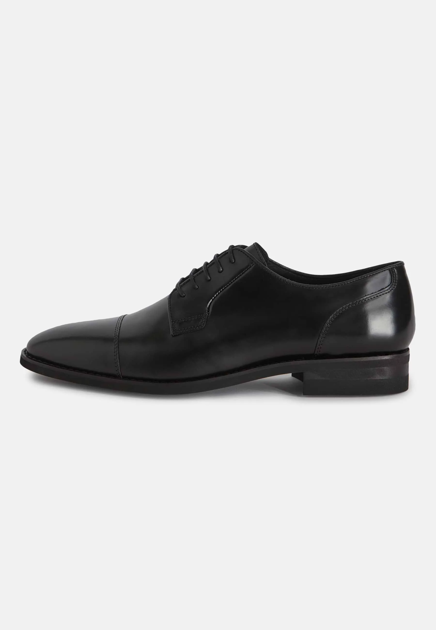 Scarpe Derby In Pelle