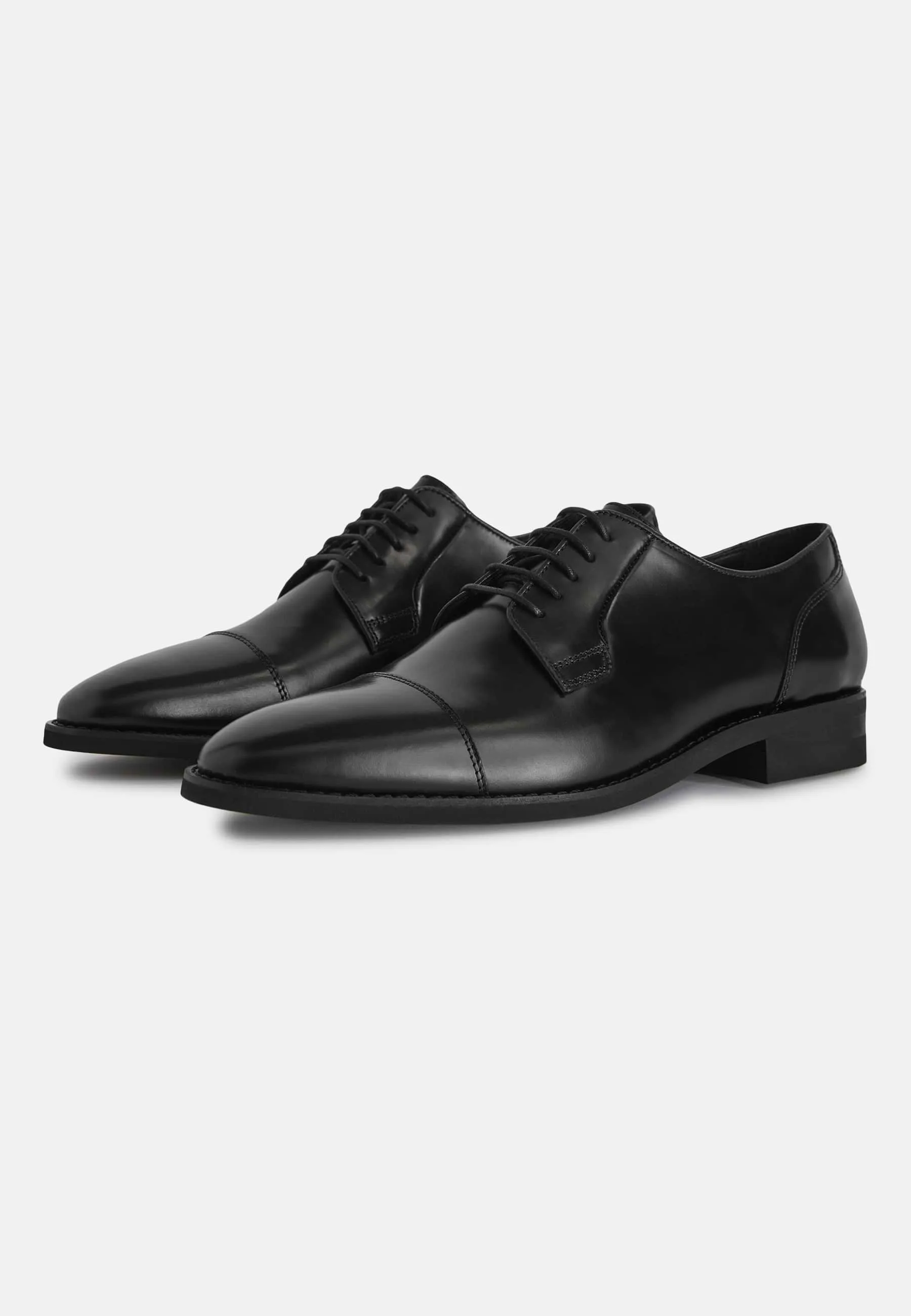 Scarpe Derby In Pelle