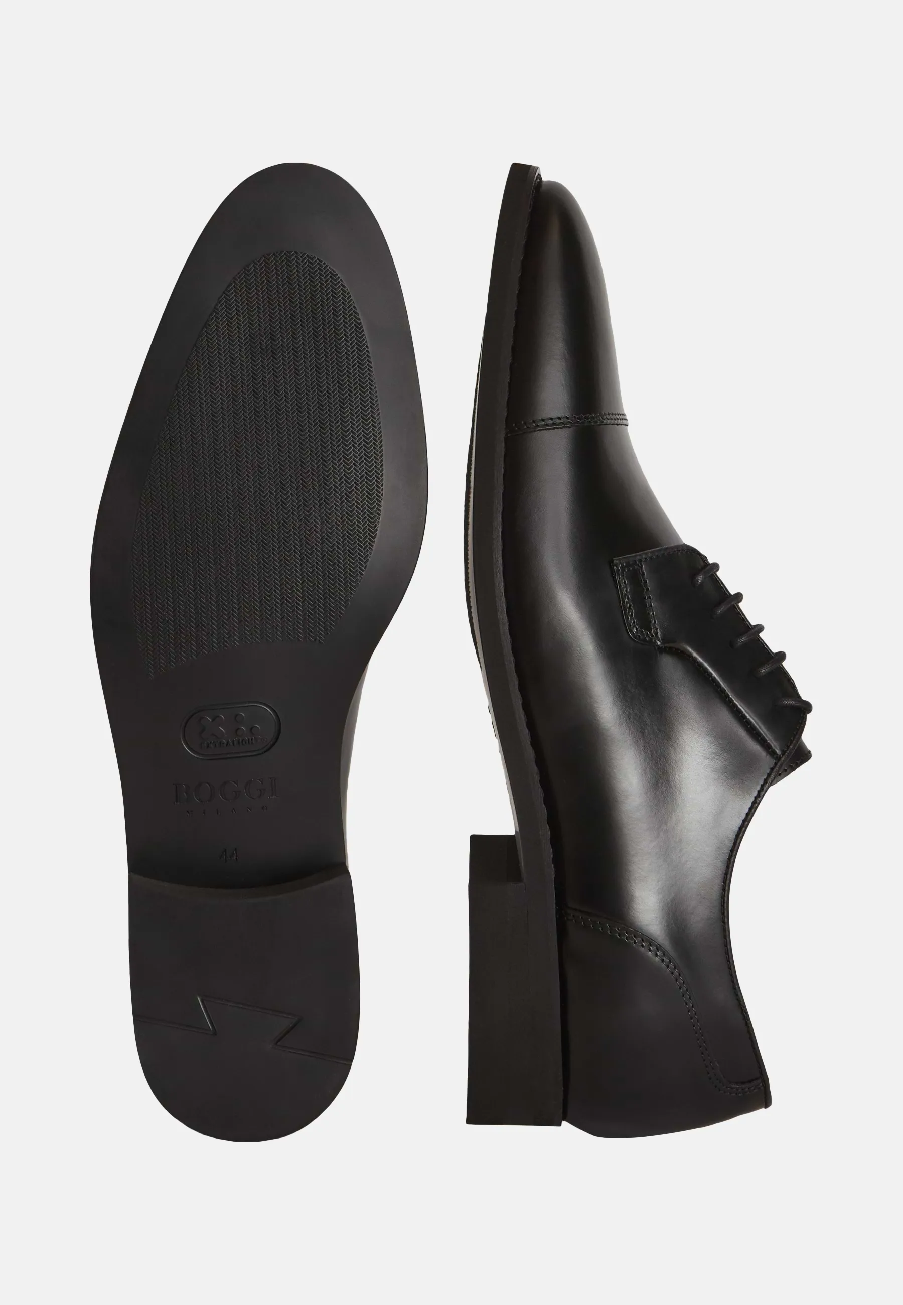 Scarpe Derby In Pelle