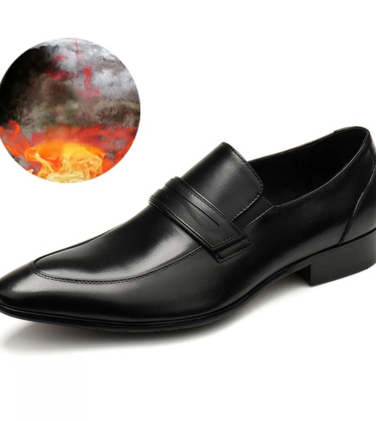 Scarpe eleganti da uomo calde di lusso in vera pelle 2023 New Style Designer Slip On Fashion Mocassini da lavoro neri con pellic