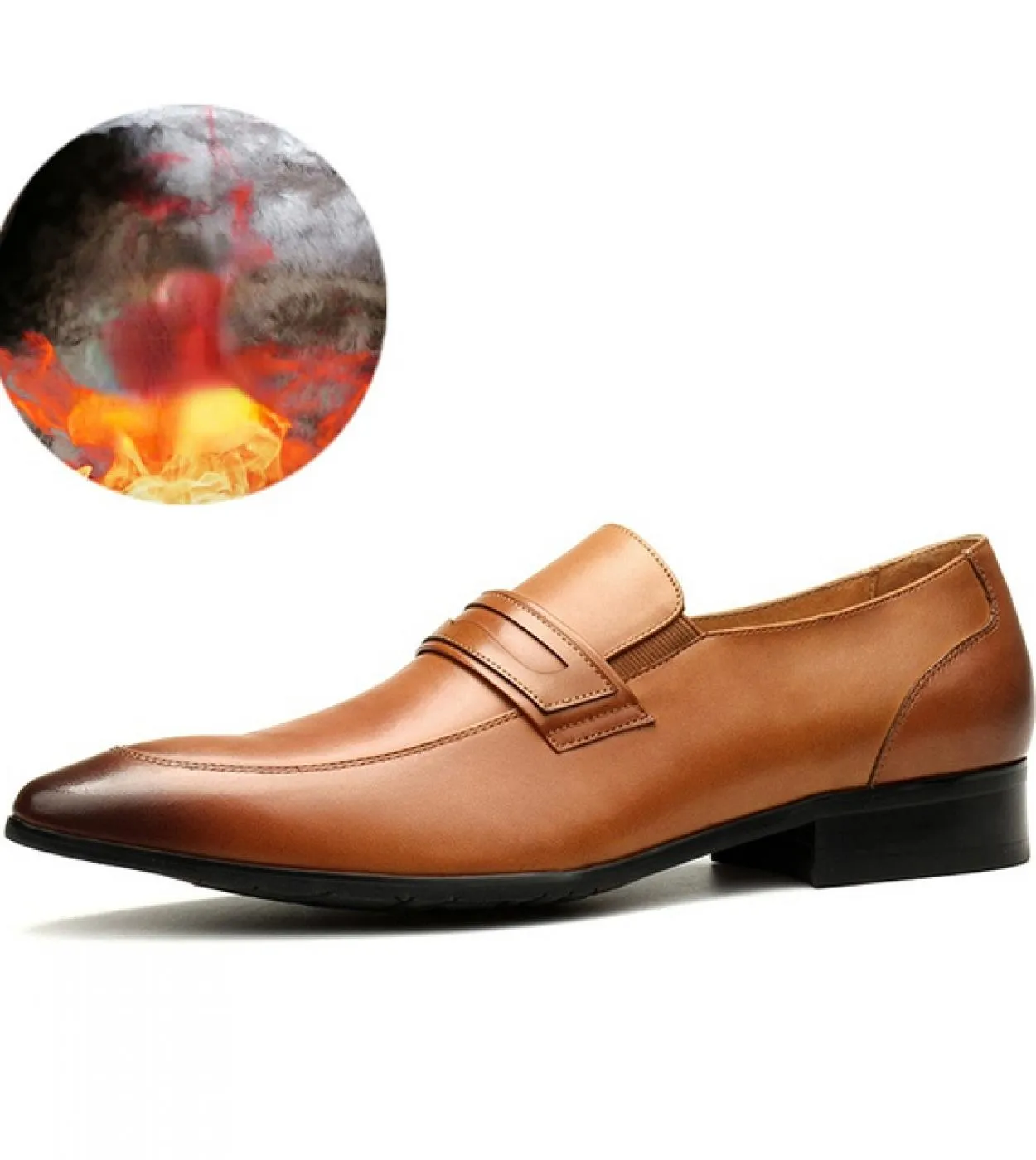 Scarpe eleganti da uomo calde di lusso in vera pelle 2023 New Style Designer Slip On Fashion Mocassini da lavoro neri con pellic