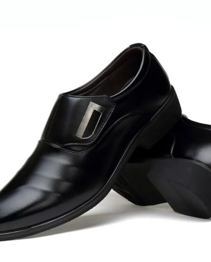 Scarpe eleganti da uomo Scarpe da lavoro in pelle Mocassini comodi Slip On Abiti da ufficio Punta a punta Morbida sposa Taglie f