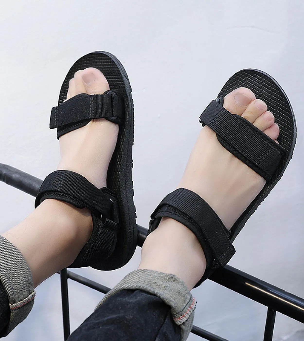 Scarpe estive da uomo per il tempo libero sandali da vacanza al mare 2022 nuovo stile suola in gomma moda allaperto comodo sand