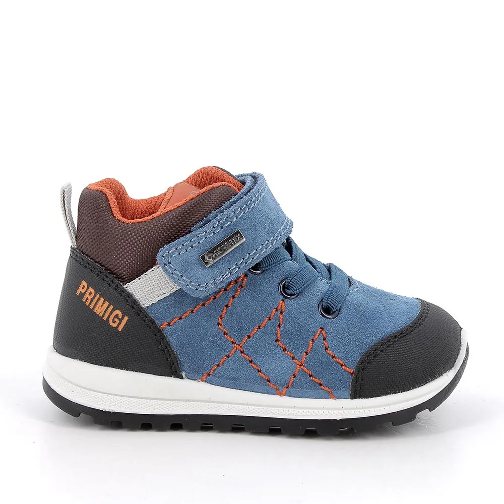 Scarpe gore-tex da bambino jeans-marrone            