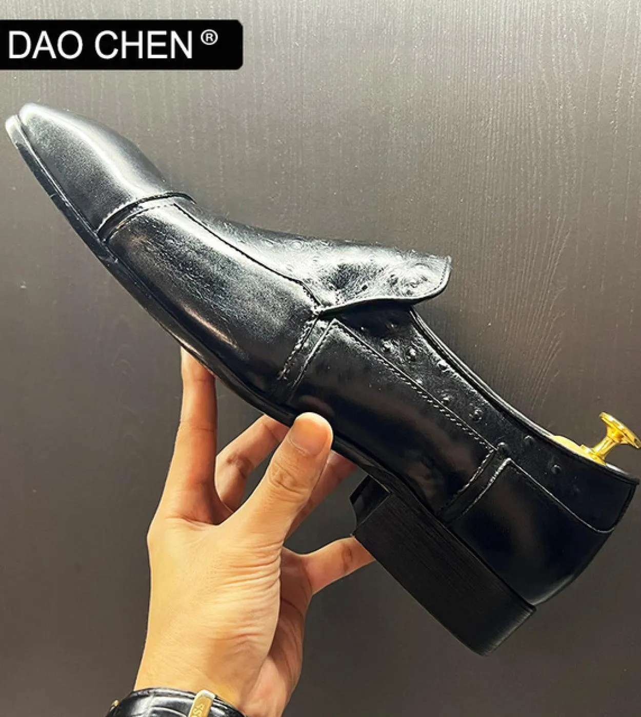Scarpe in pelle da uomo di lusso Caffè nero Colori misti Cap Toe Scarpe eleganti da uomo casual Slip On Mocassini da ufficio per