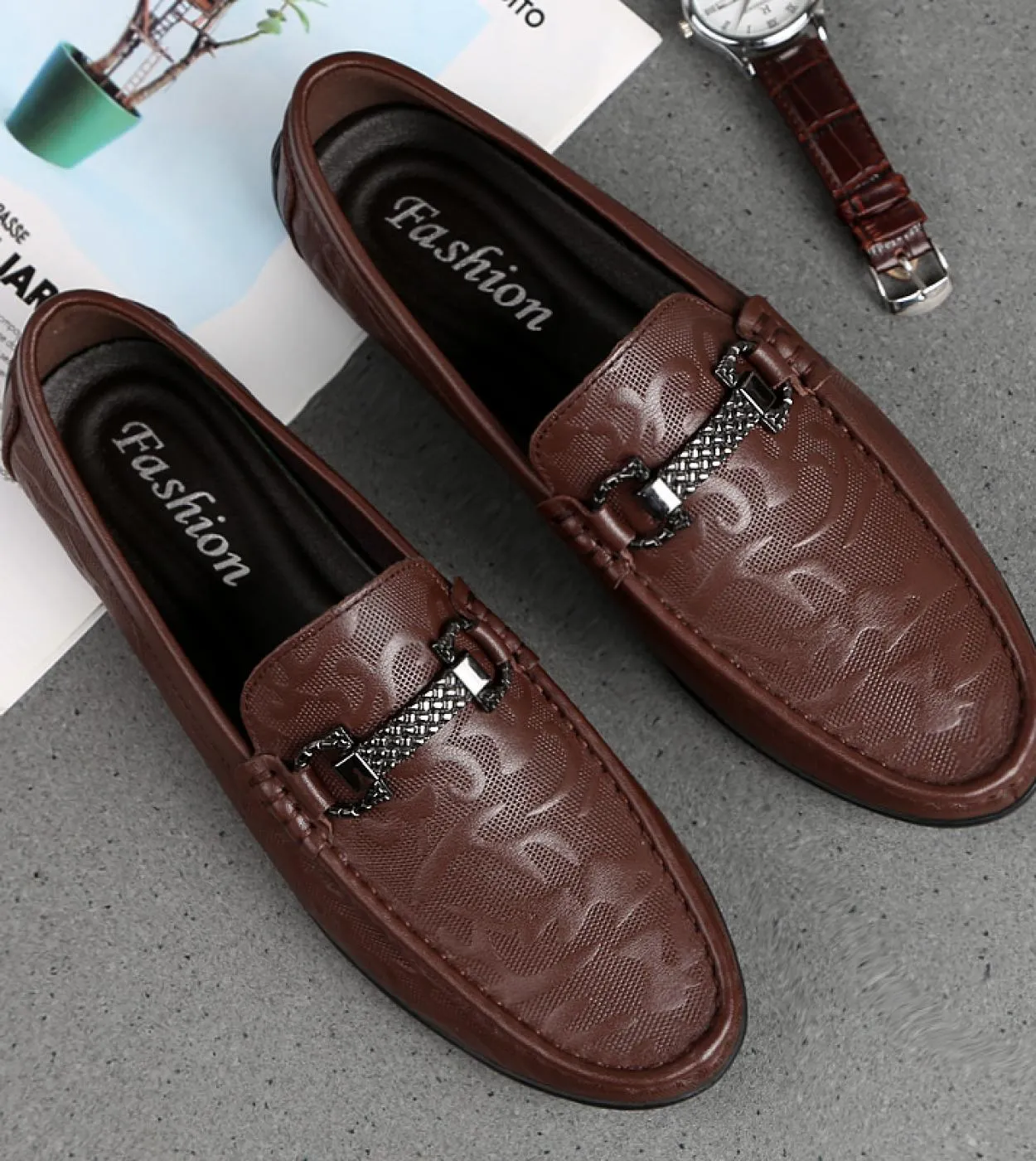 Scarpe in vera pelle di alta qualità Mocassini da uomo Morbidi e comodi Scarpe da lavoro da uomo Scarpe casual piatte Uomo di ma