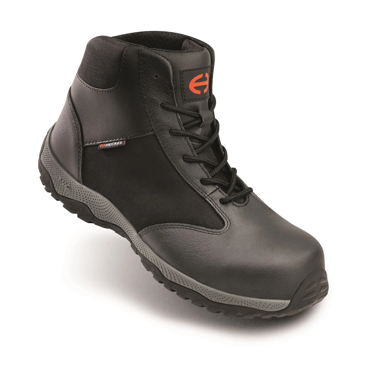 Scarponcini antinfortunistici S3 Heckel da  Unisex tg. 36, col. Nero , resistenti all'acqua, con puntale di sicurezza