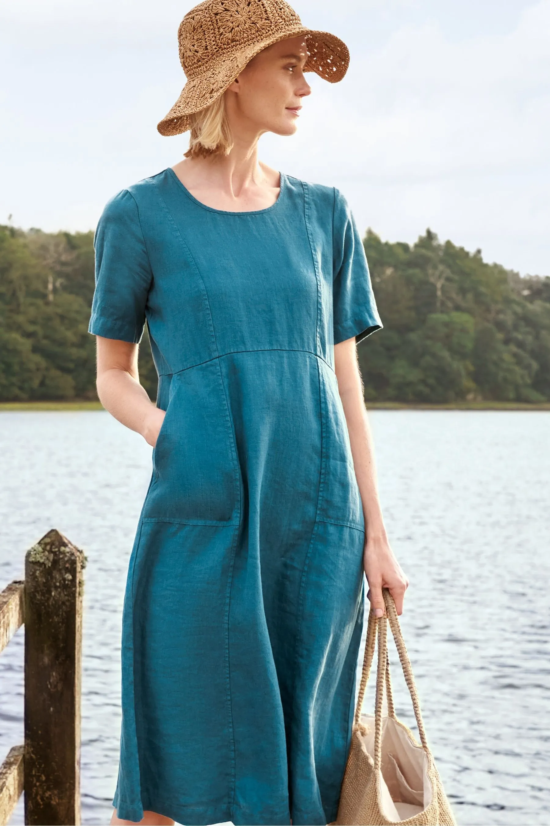 Seasalt Cornwall - Abito con onde erboso