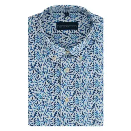 Shirt Henderson a manicotto corto azzurro