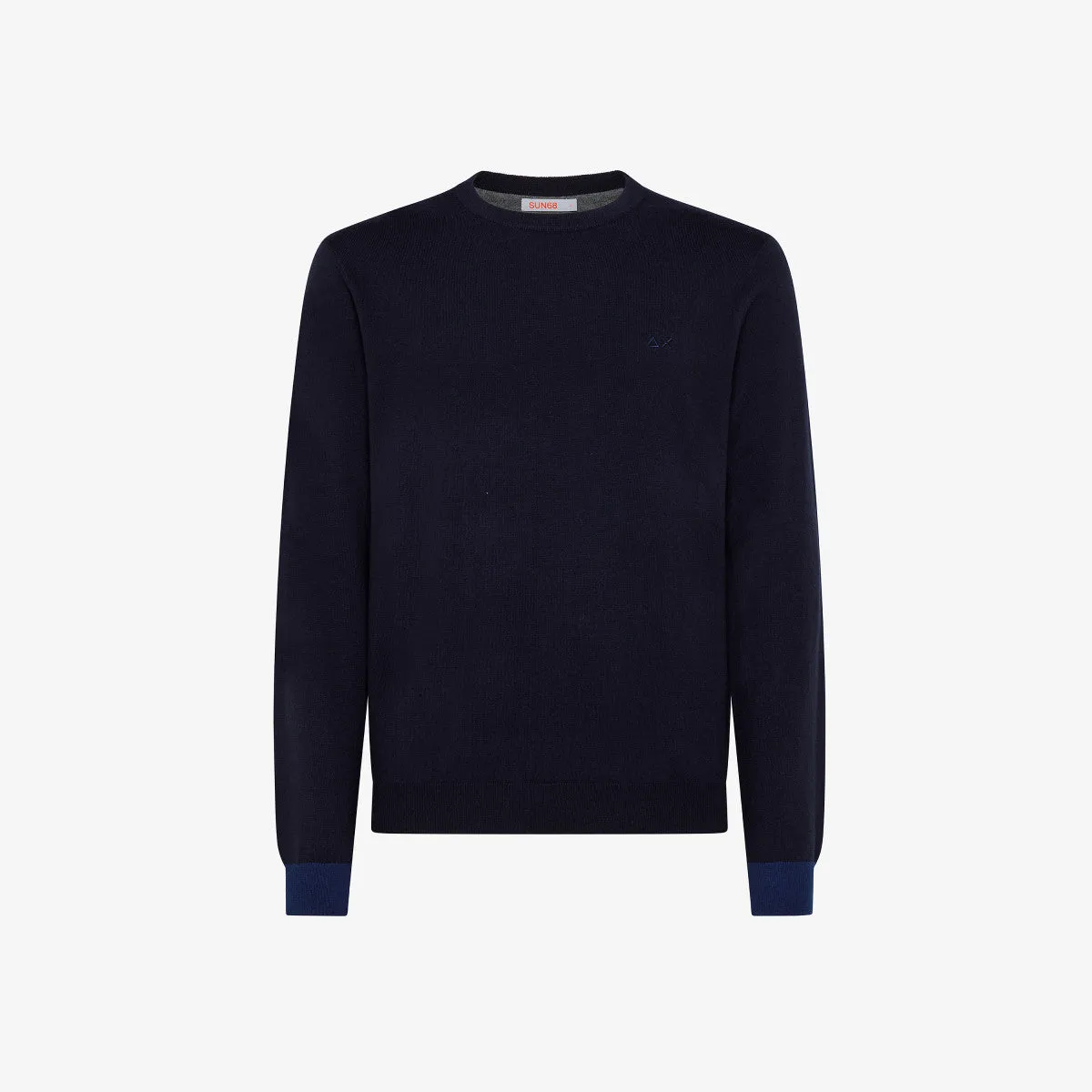Shirt with Contrasting Patches Sun 68 / Blue