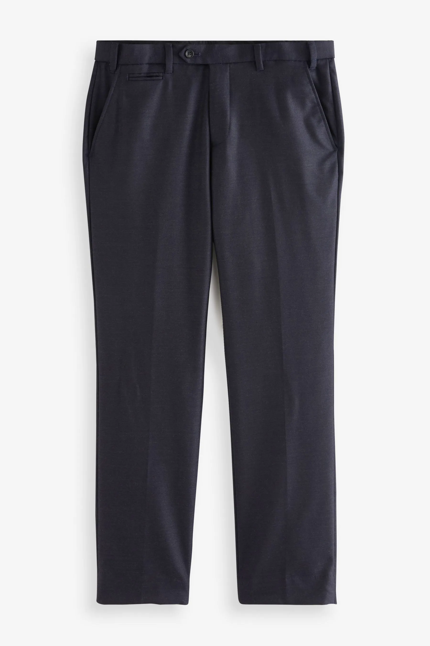 Signature - Pantaloni in 100% lana con vita Motion Flex