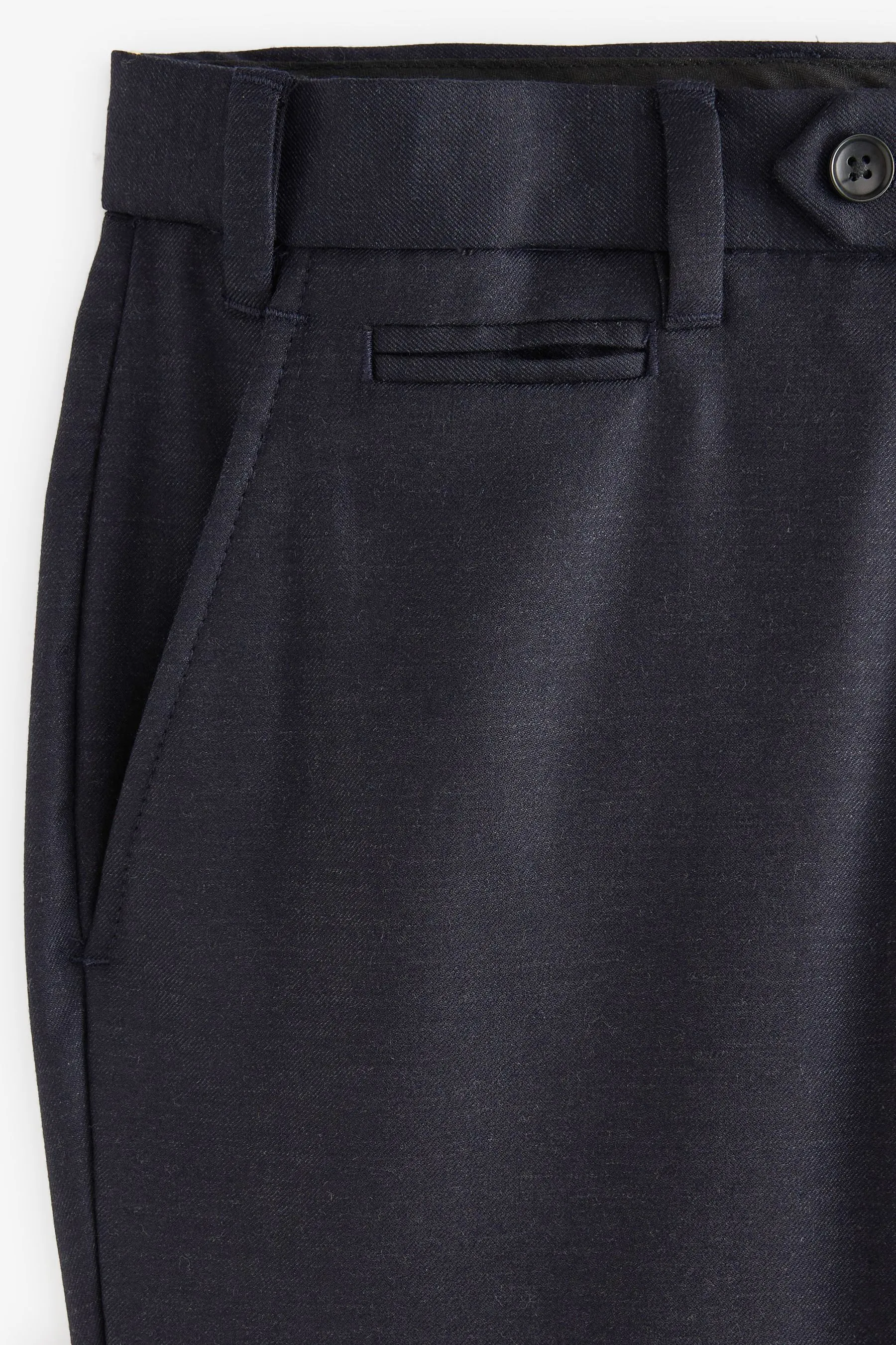 Signature - Pantaloni in 100% lana con vita Motion Flex