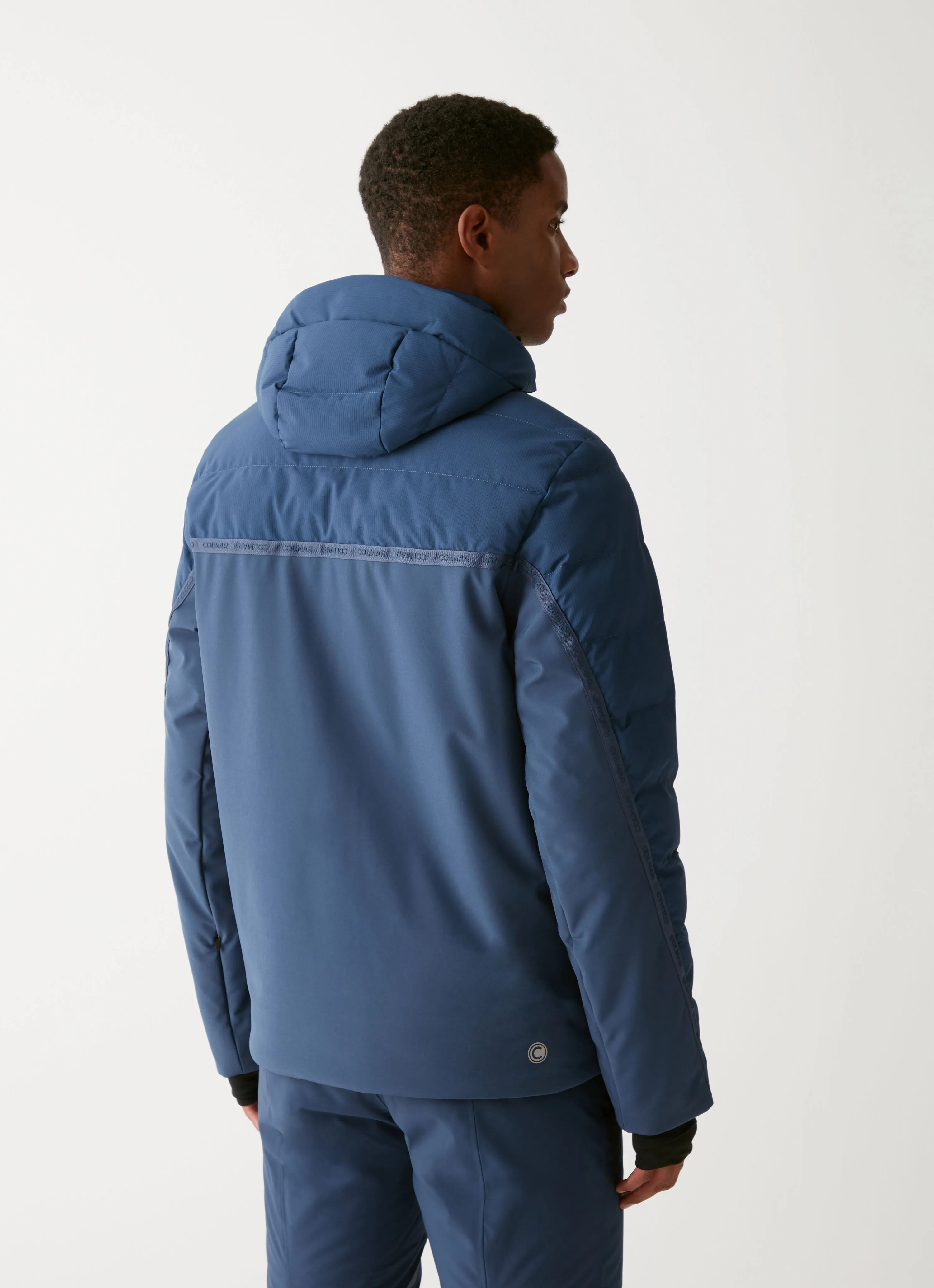 Ski jacket with double padding