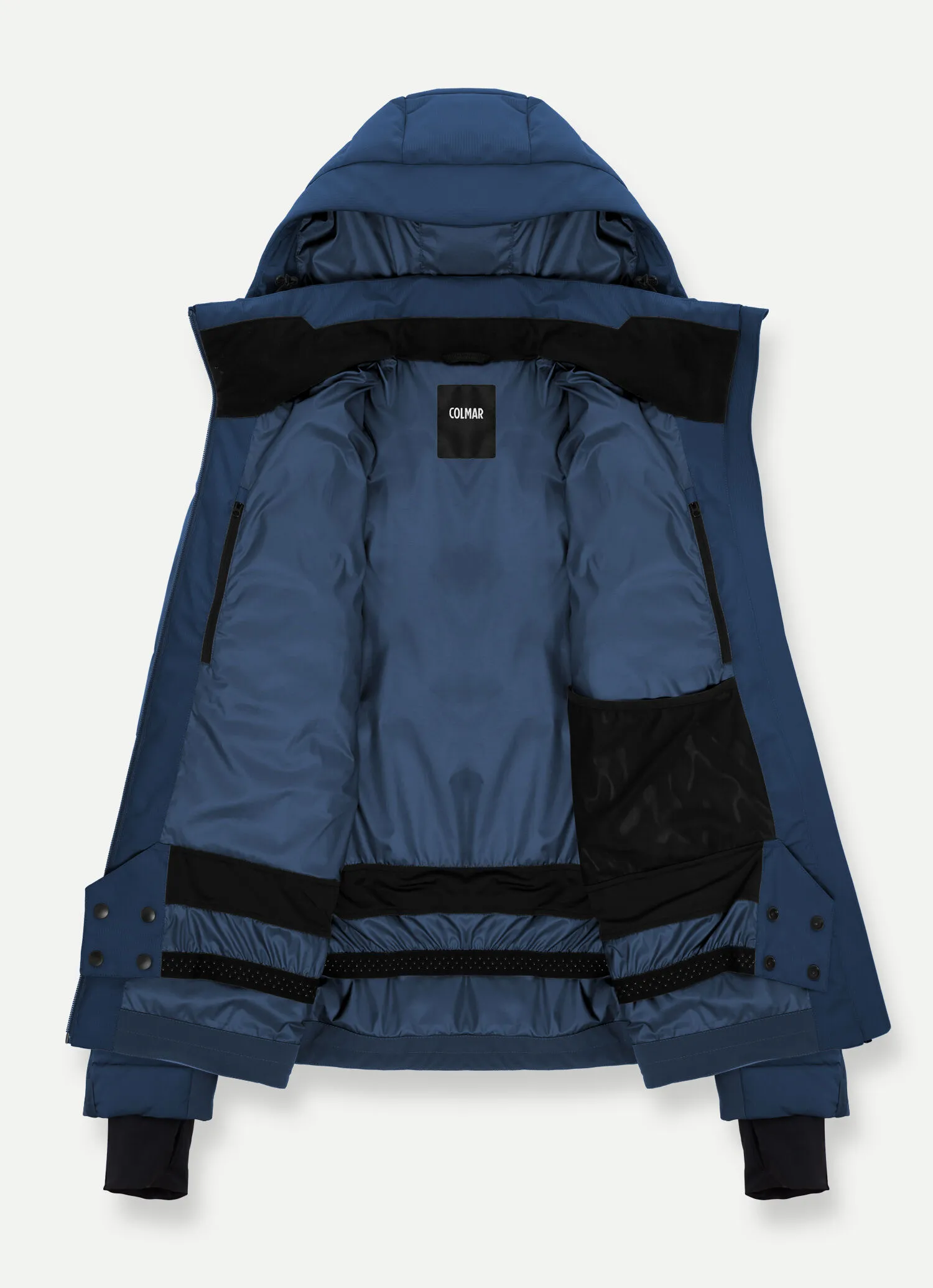 Ski jacket with double padding