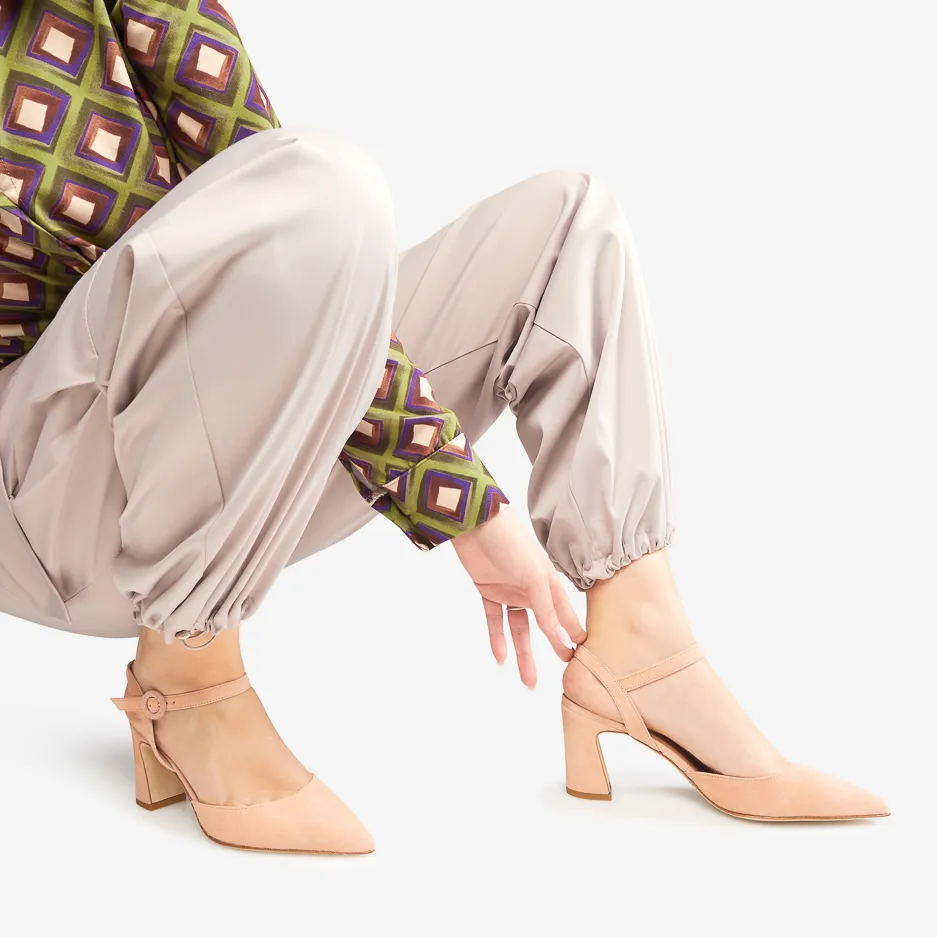 Slingback Cipria
