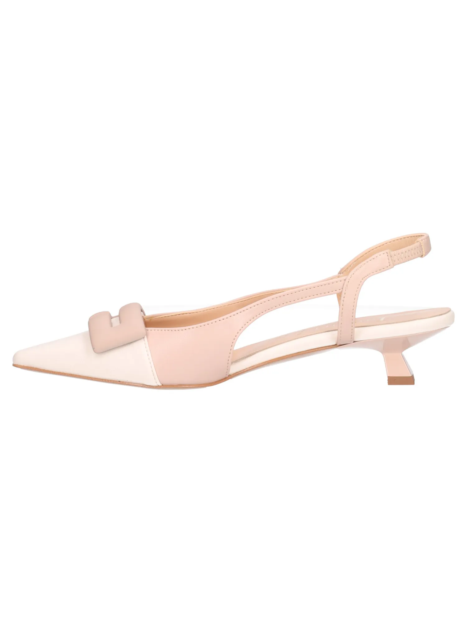 Slingback tacco basso Liviana da donna nude