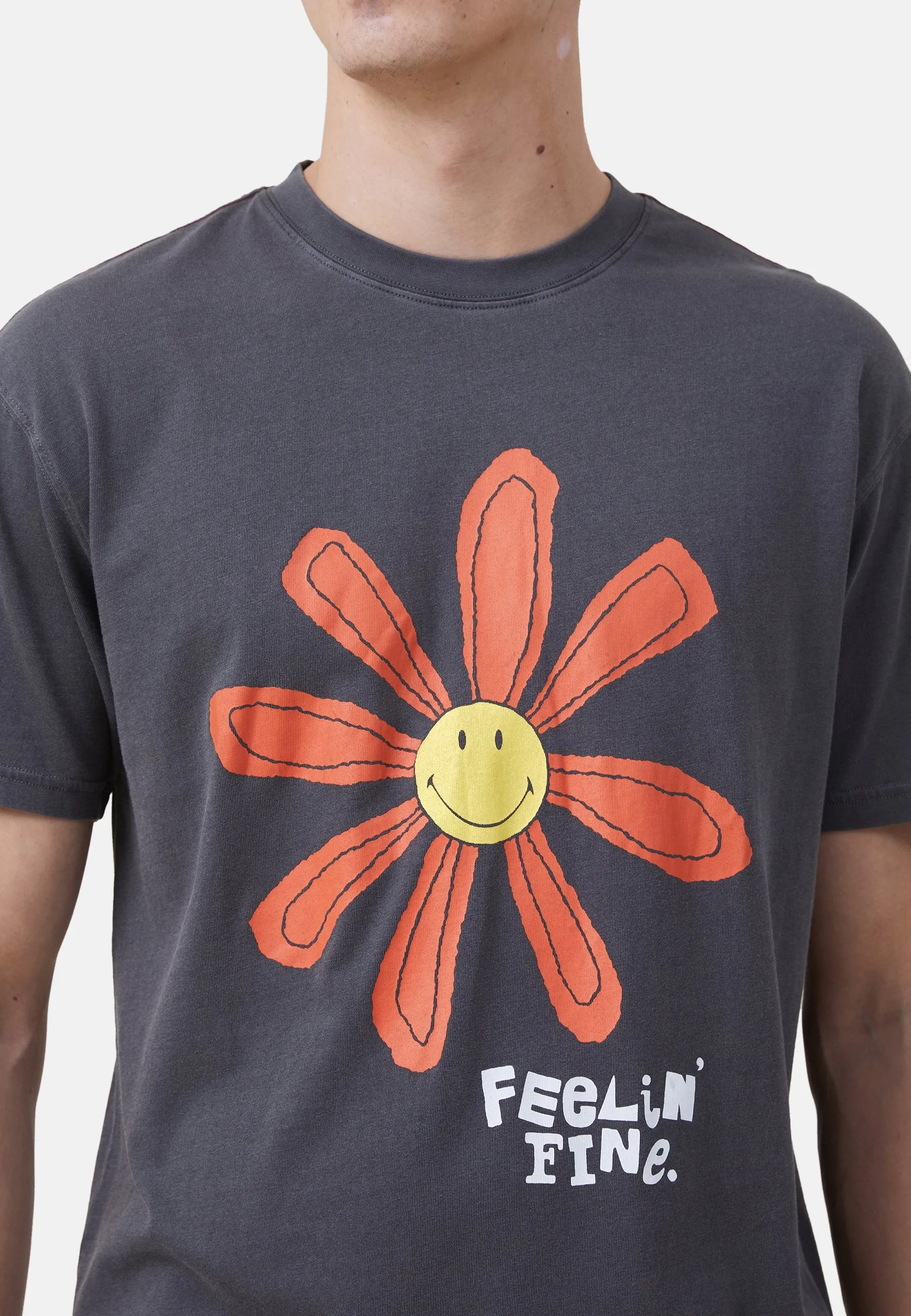 SMILEY LOOSE FIT - T-shirt con stampa
