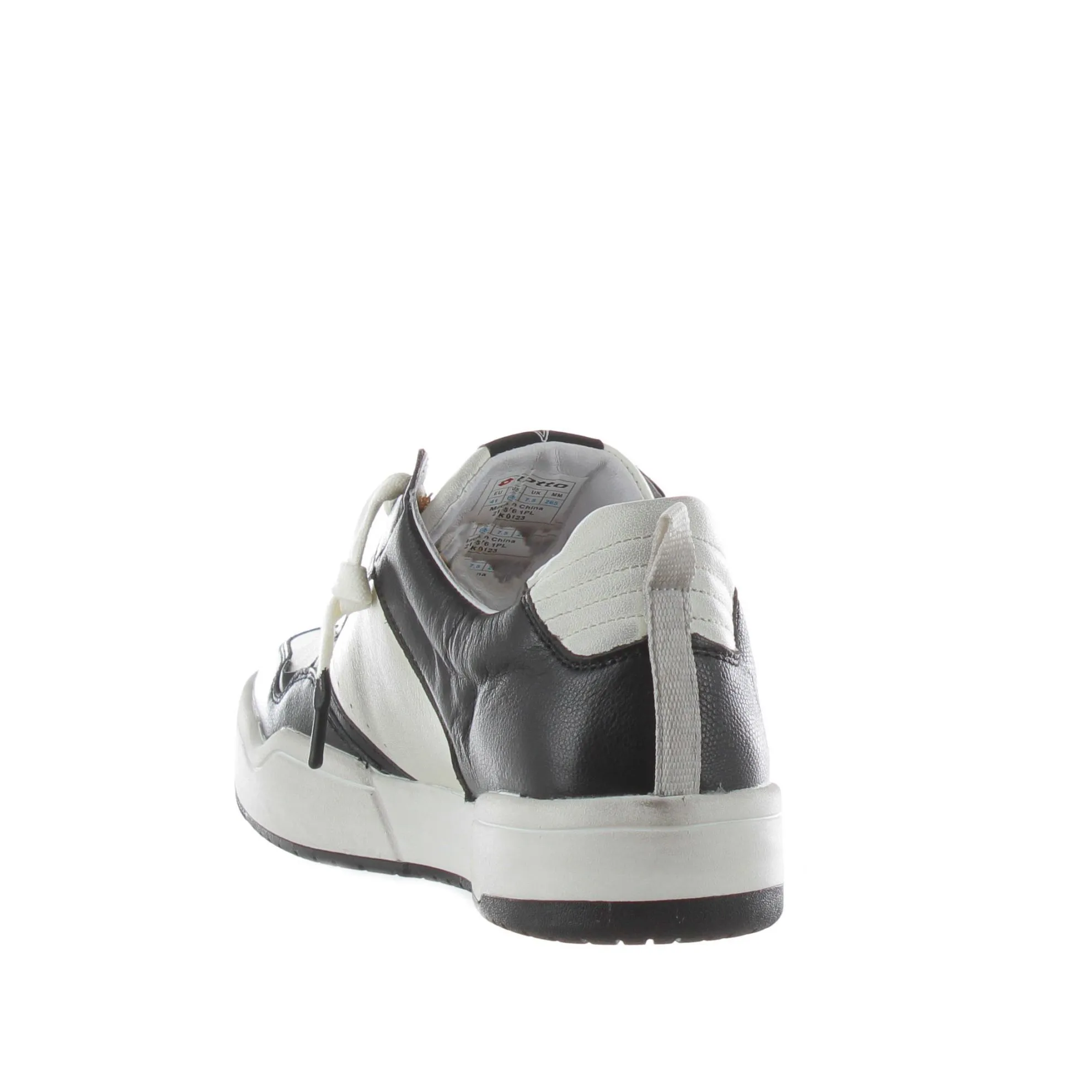 Sneaker hoop stars in pelle
