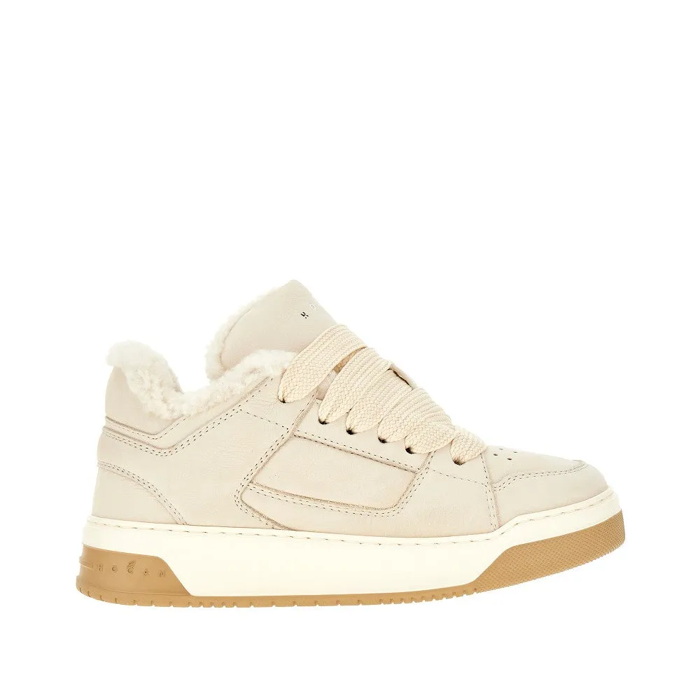 Sneakers 'Chamallow' con interno in montone