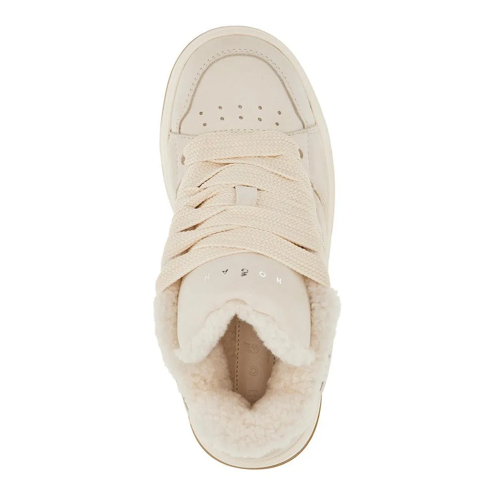 Sneakers 'Chamallow' con interno in montone