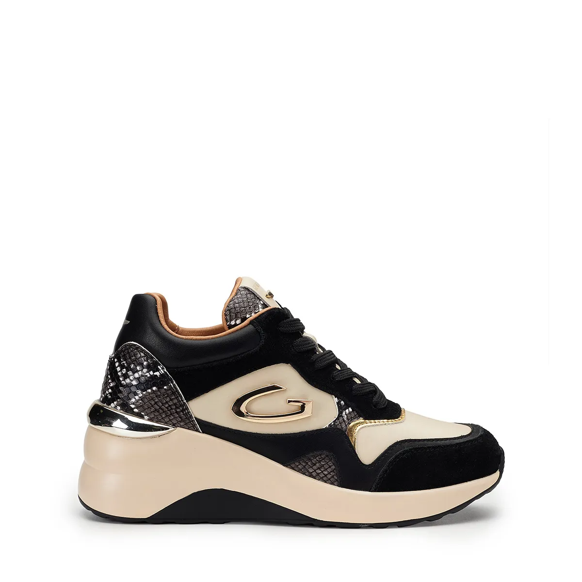   Sneakers Donna in pelle e camoscio GUARDIANI AGW434200