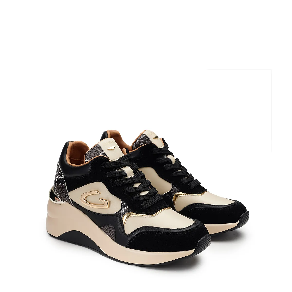   Sneakers Donna in pelle e camoscio GUARDIANI AGW434200