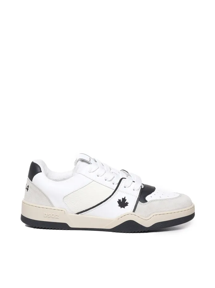 SNEAKERS SPIKER CON RICAMO FOGLIA