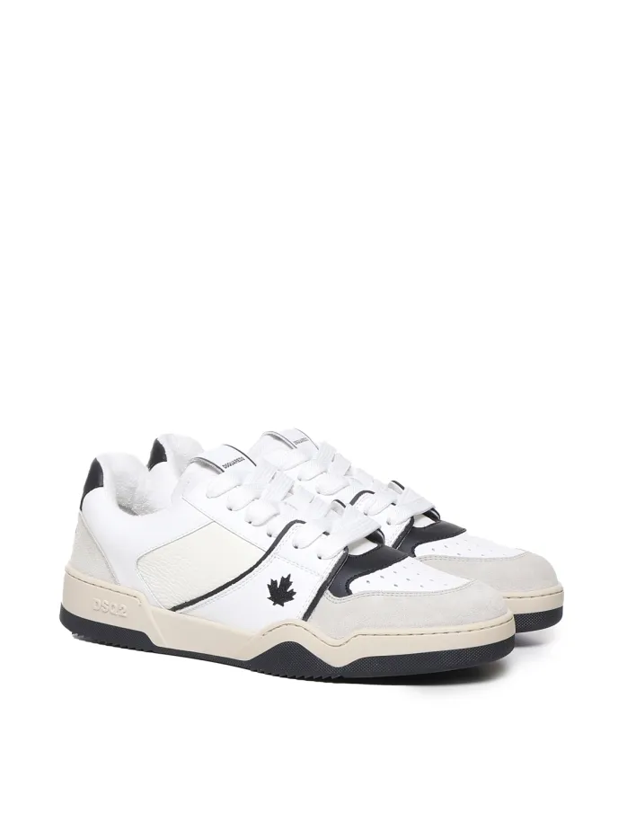 SNEAKERS SPIKER CON RICAMO FOGLIA