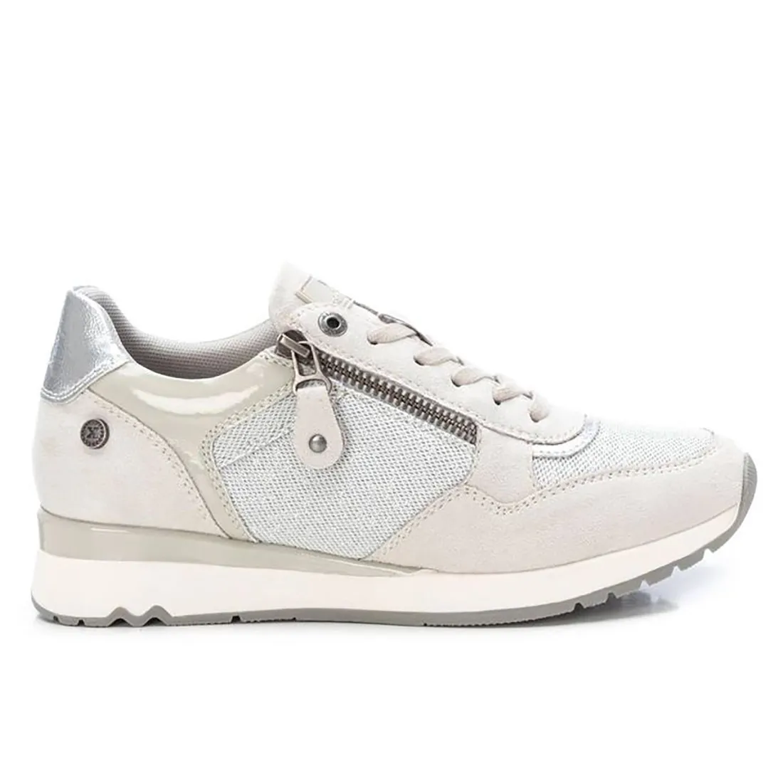 Sneakers Xti da donna color ghiacchio con zip