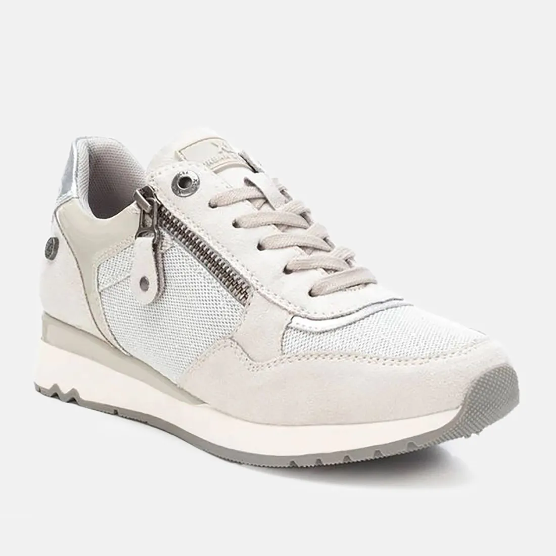 Sneakers Xti da donna color ghiacchio con zip