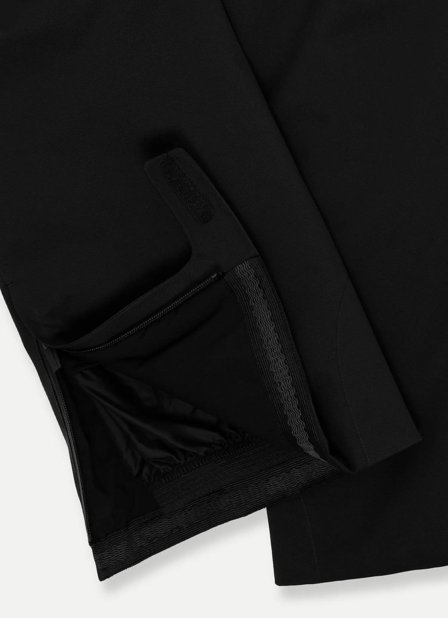 Solid-colour padded ski trousers