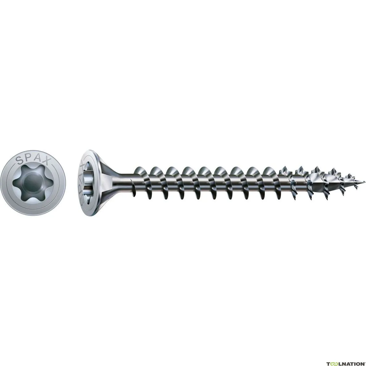 SPAX 1191010500403 Vite universale 5 x 40 mm, filettatura intera, testa svasata, T-STAR plus T20 - 200 pezzi