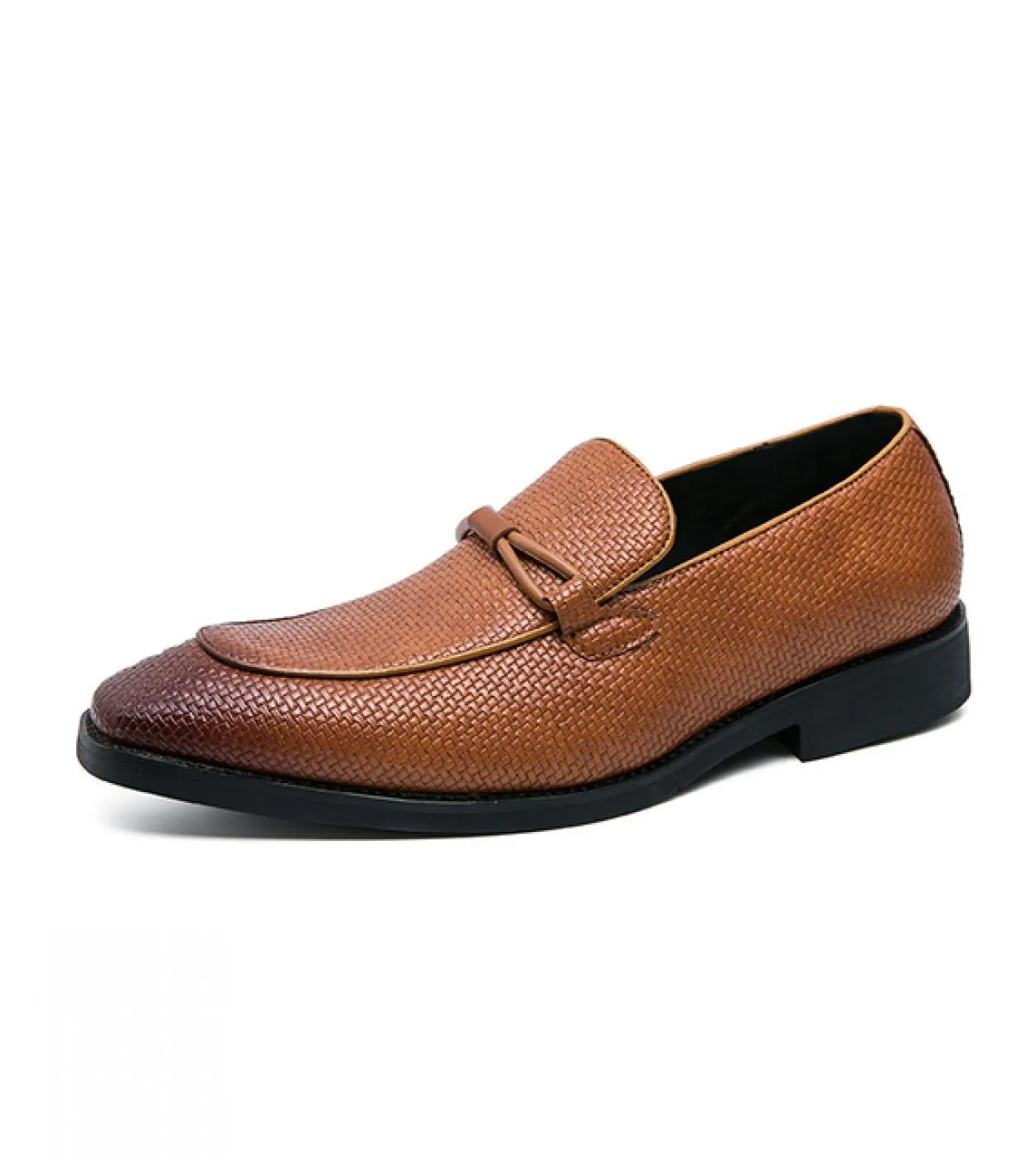 Spring New Luxury Brand Mocassini con punta a punta Scarpe casual da uomo Slip On Scarpe eleganti in pelle Taglia 38 48 Guida co