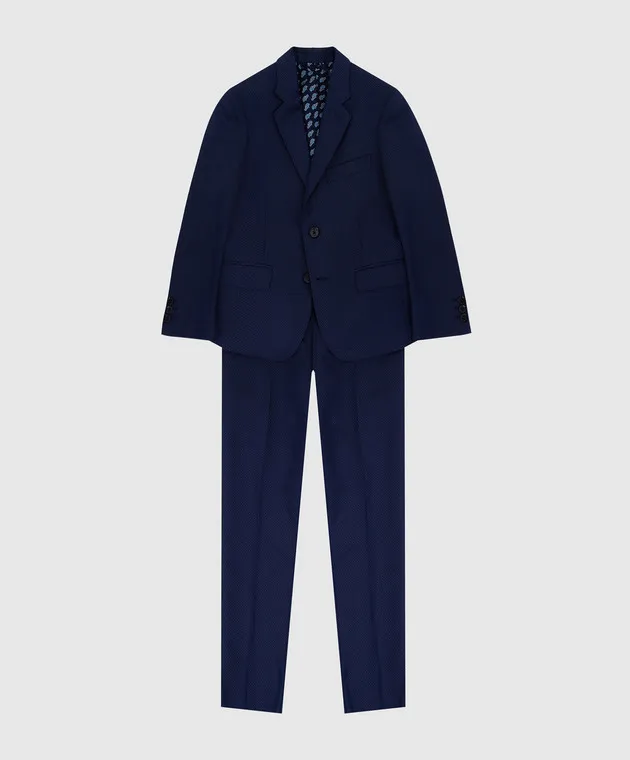 Stefano Ricci Abito in lana fantasia per bambini Y1SF371950W904
