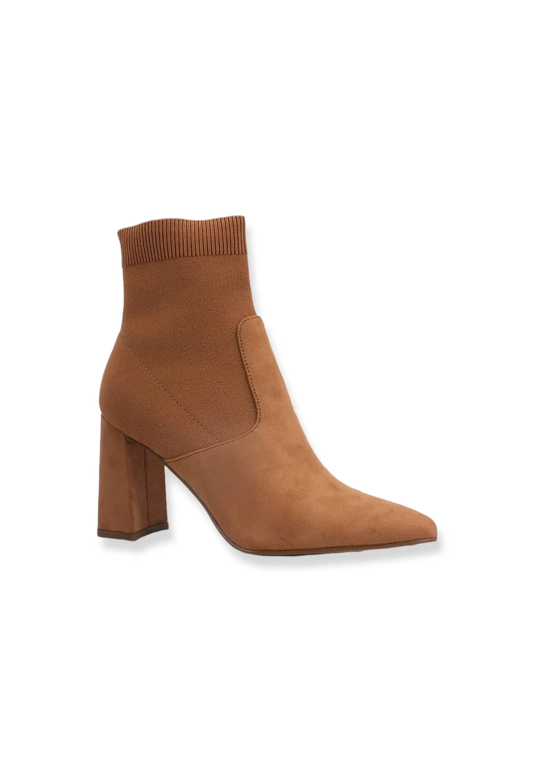 STEVE MADDEN Ramp Up Stivaletto Tacco Largo Donna Marrone Taupe RAMP05S1