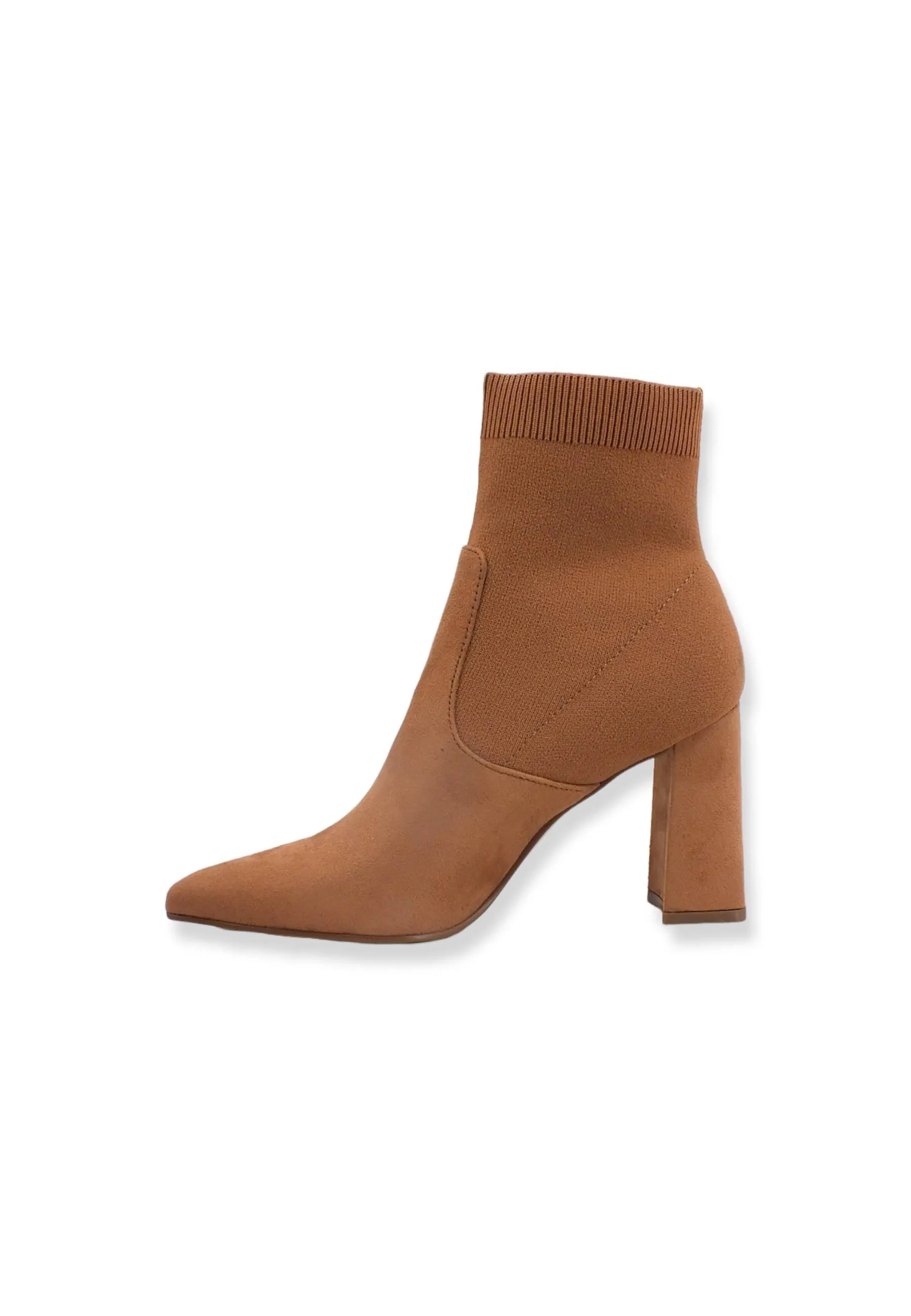 STEVE MADDEN Ramp Up Stivaletto Tacco Largo Donna Marrone Taupe RAMP05S1