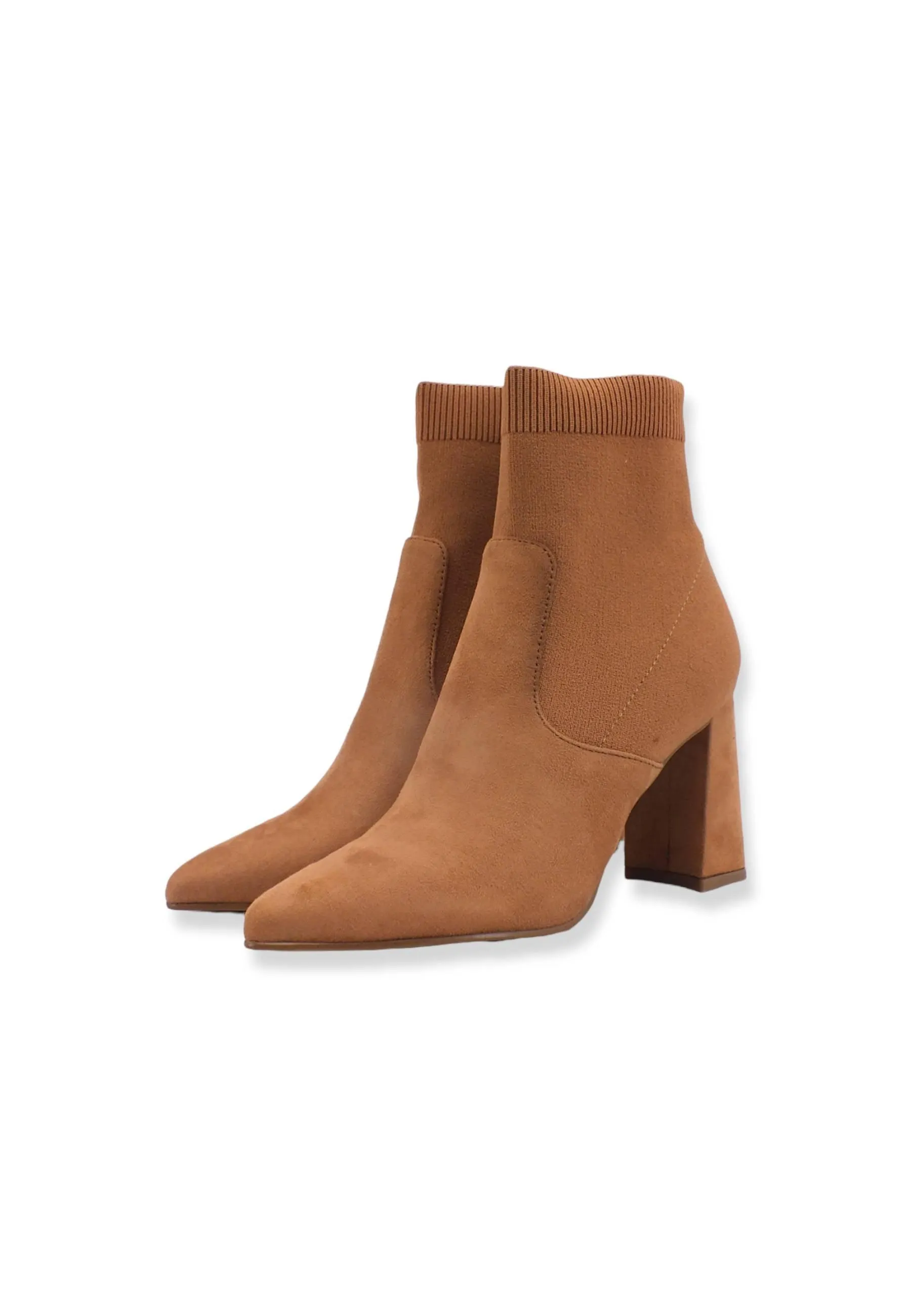 STEVE MADDEN Ramp Up Stivaletto Tacco Largo Donna Marrone Taupe RAMP05S1