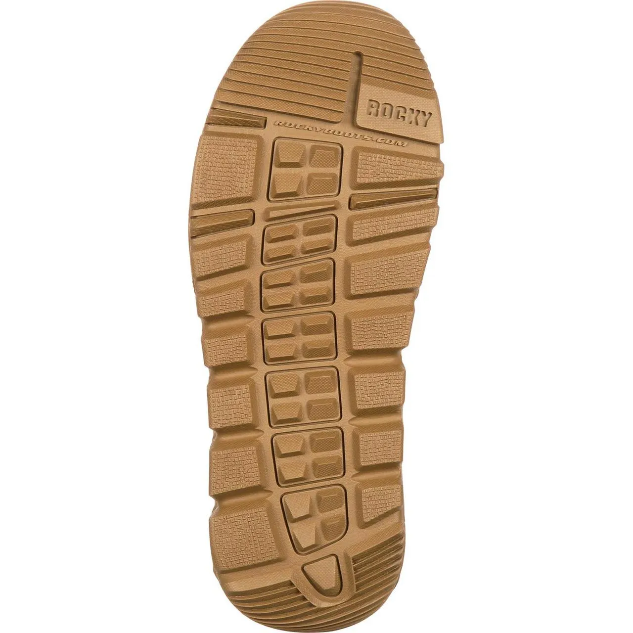 Stivale militare commerciale leggero Rocky marrone coyote
