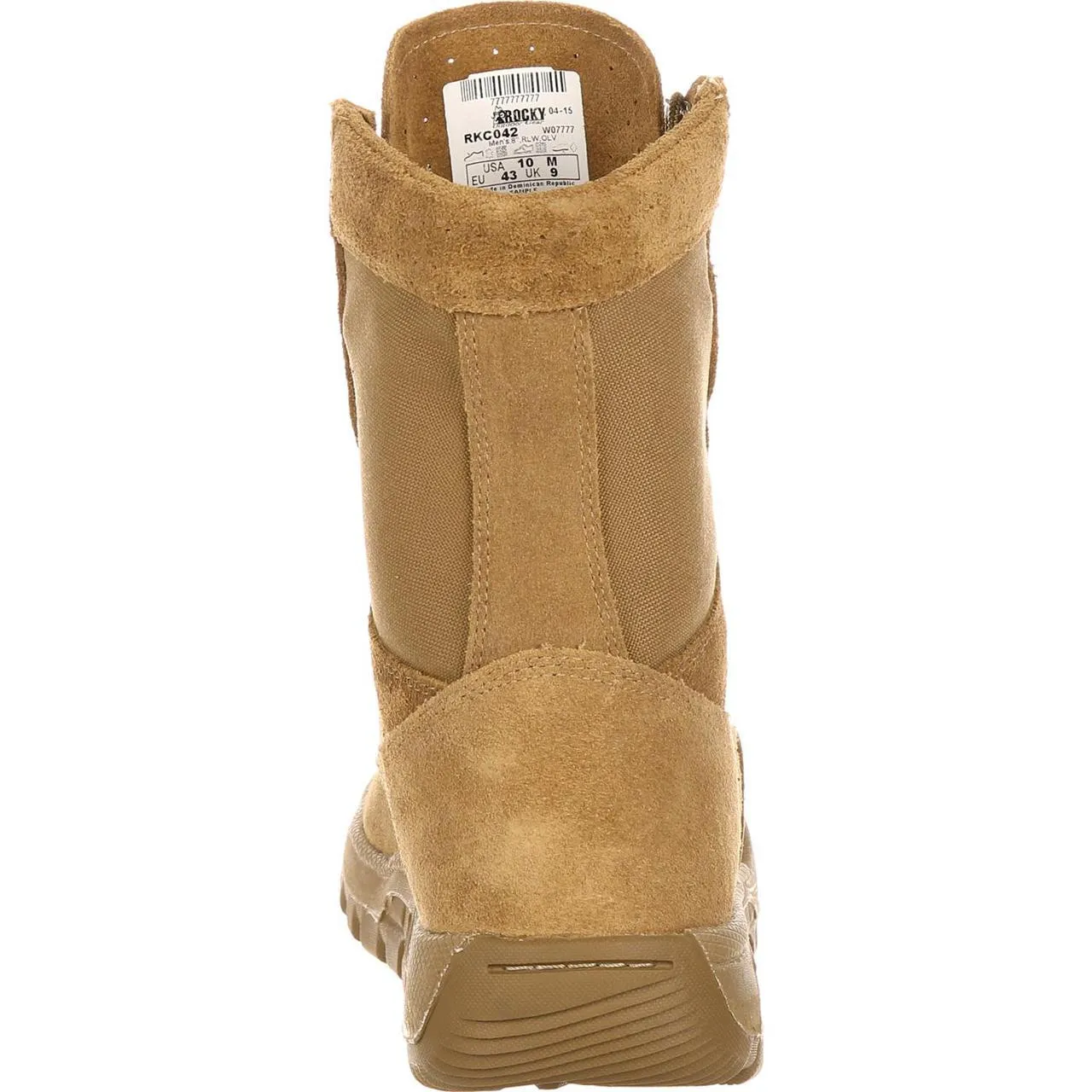 Stivale militare commerciale leggero Rocky marrone coyote
