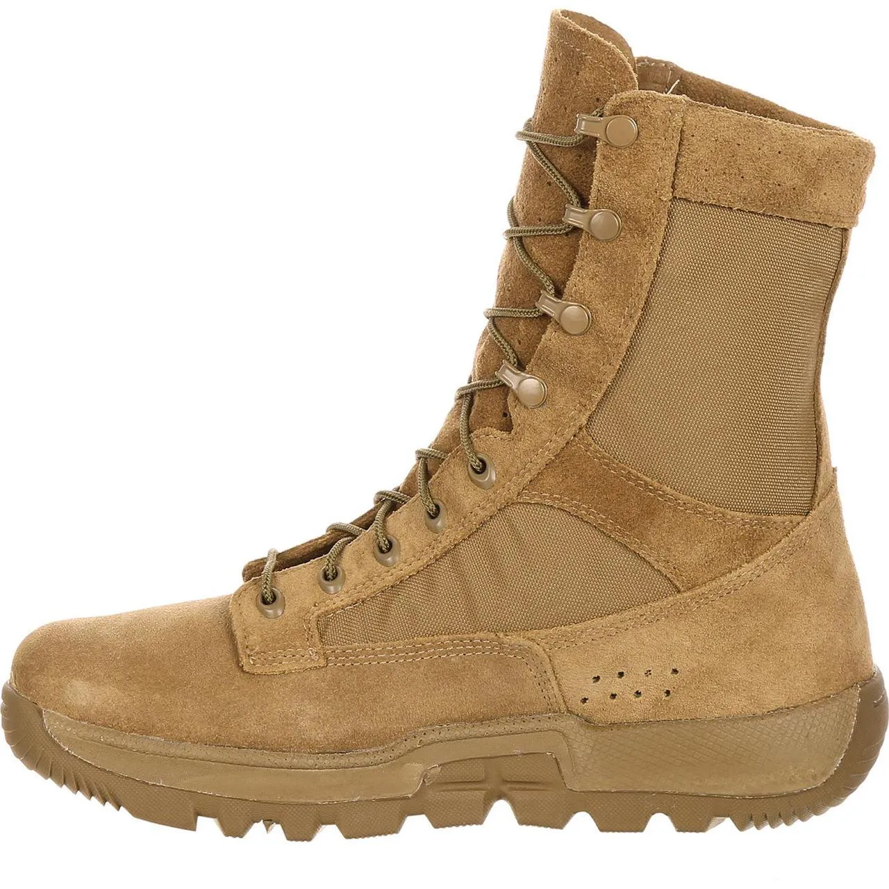 Stivale militare commerciale leggero Rocky marrone coyote