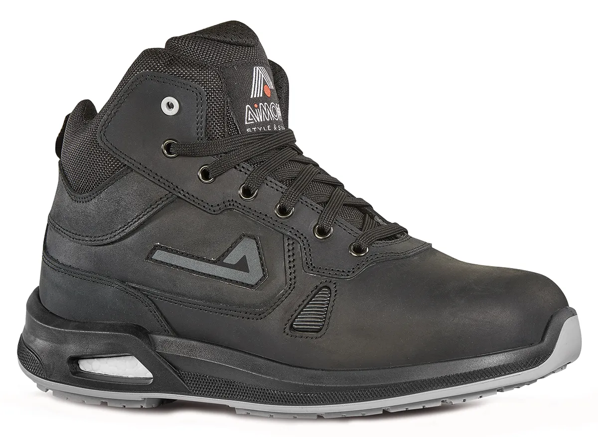 Stivaletti antinfortunistici S3 AIMONT da  Unisex tg. 44, col. Nero, ESD, resistenti all'acqua, con puntale di sicurezza